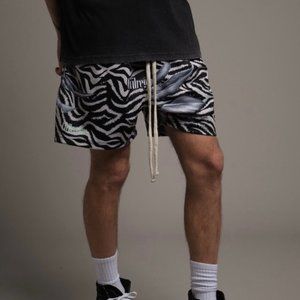 Civil Regime S.I.N. Mesh Shorts - S 28w Zebra Leaf /500 🔥🦓